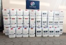Polícia Militar apreender 764 litros de agrotóxicos em Dionísio Cerqueira