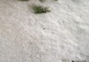 Chuva de granizo assusta moradores