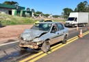 Colisão traseira deixa dois feridos na PR-483