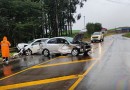 Colisão entre carros deixa feridos no Oeste de Santa Catarina