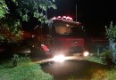 Casa fica destruída em incêndio na Linha Sete de Setembro