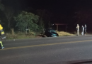 Colisão traseira entre carro e caminhão é registrada na BR-158
