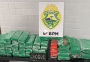 Choque detem jovens que estavam com 60 quilos de maconha em ônibus