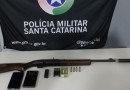 Polícia Militar captura foragido e apreende arma ilegal