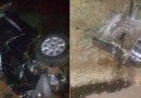 Motor de veículo é arrancado após colisão com caminhão na BR-163; homem ficou ferido