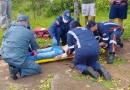 Queda de ciclista mobiliza socorristas do SAMU e do Corpo de Bombeiros