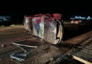Saída de pista na BR-163 em São José do Cedro-Sc