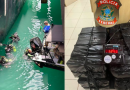 Mergulhadores encontram 124 quilos de cocaína no casco de navio em porto de SC