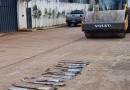 Polícia destrói 50 escapamentos irregulares apreendidos em motocicletas