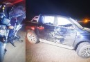 Grave acidente na PR-180 deixa motociclista ferido