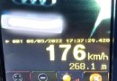 Carro é flagrado a mais de 170km/h em rodovia do Estado