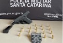 Homem é levado para delegacia após fazer ameaças com arma de fogo em Chapecó