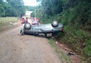 Acidente em estrada rural de Francisco Beltrão deixa quatro pessoas feridas