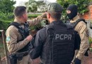 PCPR prende 57 pessoas em três megaoperações simultâneas em desfavor ao crime organizado