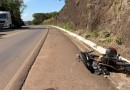 Motociclista sofre traumatismo craniano após queda na BR-282