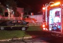 Incêndio em veículo é registrado na Avenida Washington Luis