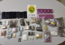 PM prende três homens e uma mulher com grande quantidade de drogas e dinheiro