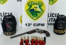 Homem é preso com arma de fogo e munições após atirar contra pessoas