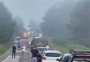 Acidente gravíssimo na BR-282 deixa mortos e feridos; Veículo de SMOeste é um dos envolvidos