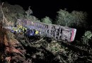 Morre quarta vítima de acidente com ônibus na SC-492, no Oeste de SC