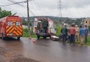 Passageiro de motocicleta fica ferido em colisão com camioneta na Cidade Norte