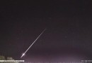 Meteoro é visto cruzando o céu de Santa Catarina