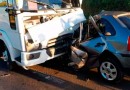 Carro vira ‘bola de metal’ e motorista morre em acidente com caminhão-guincho em SC