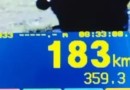Trânsito Motociclista é flagrado a 183 km/h durante fiscalização da PRF no feriado de Corpus Christi