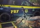 PRF aborda moto sem placa e iluminação com condutor embriagado