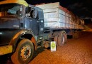 PM apreende carreta com alho descaminhado