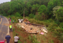 Carreta sai da pista e carga é saqueada