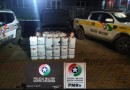Carro é apreendido em Chapecó com galões de agrotóxico vindos da Argentina