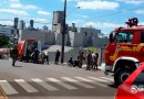 Colisão envolvendo carro e motocicleta deixa mulher ferida