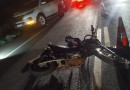 Condutor de motocicleta morre em colisão com caminhonete