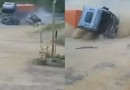 Colisão entre dois carros e carreta na BR-470 deixa um morto