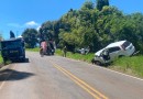 Colisão entre carro e caminhão deixa duas mulheres feridas no Oeste de Santa Catarina