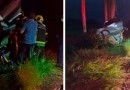 Quatro pessoas morrem na BR-470 em acidente que teve carro dobrado ao meio em SC