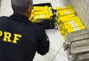 PRF apreende 100 kg de maconha após acompanhar veículo por 200 km em Santa Catarina