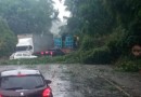 Pelo segundo dia consecutivo, temporais interditam BR-282 entre São Miguel do Oeste e Maravilha