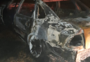 Incêndio em veículo mobiliza bombeiros