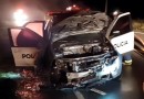Bombeiros de Coronel vivida atendem incêndio em viatura da polícia militar