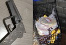 Adolescente armado é apreendido e homem é preso após furto em supermercado