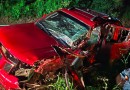Colisão frontal entre caminhonete e caminhão mata motorista na BR-282
