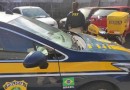 Falsa motocicleta dos correios é apreendida com quase 70 quilos de maconha