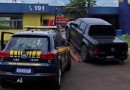 Veículo argentino é flagrado com sirene de emergência e irregularidades na BR-282