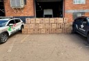 Apreensão de 15 mil maços de cigarros contrabandeados resulta em prisão
