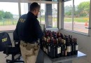 PRF apreende 105 garrafas de vinho argentino importadas irregularmente na BR 282 em Pinhalzinho