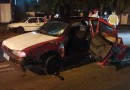 Carro e carreta se envolvem em acidente no topo da Serra do BNH