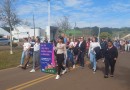 Município realiza caminhada contra o feminicídio e a violência contra as mulheres