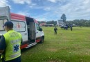 Idoso sofre queda de 3 metros de altura e serviço aeromédico é acionado